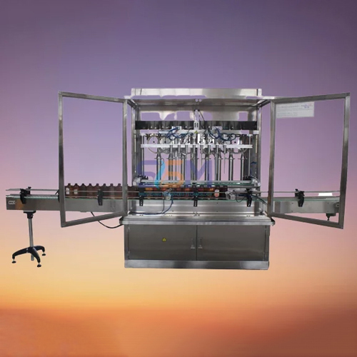 ऑटोमैटिक सिक्स हेड सर्वो मोटर पीएलसी नियंत्रित विस्कोस पिस्टन फिलिंग मशीन