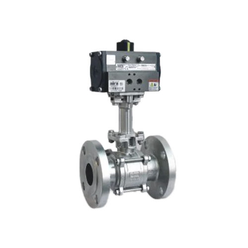 3 Piece Extended Shaft Ball Valve - Color: Silver