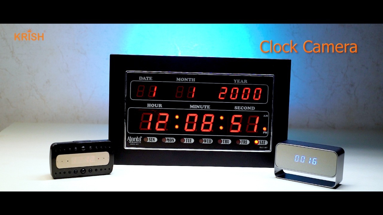 Ajanta Clock Spy Camera