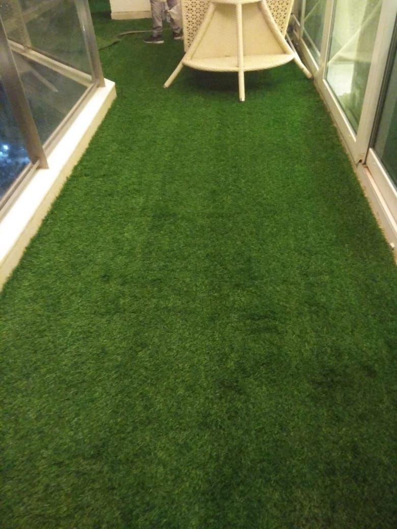 Short Pile Artificial Grass - 15mm & 20mm Thickness, 538.2 Sq Ft, Pvc Coated | Durable, Uv Resistant, Chemical Resistant, Easy To Clean, Eco-friendly