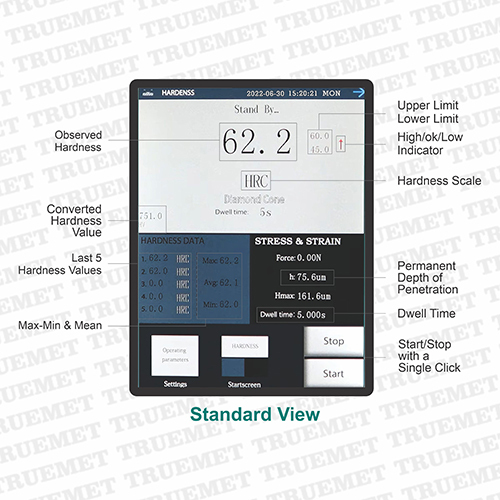 Touch Screen Load Cell Based Rockwell Hardness Tester (Heavy Duty)