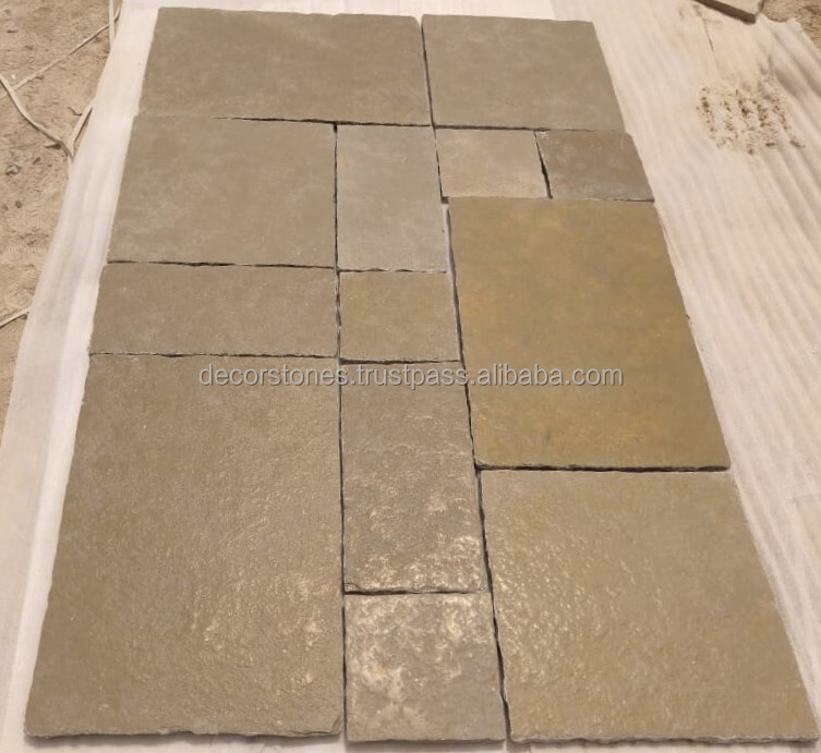 Indian Tandur Yellow Limestone Paving Slabs - Application: Construction