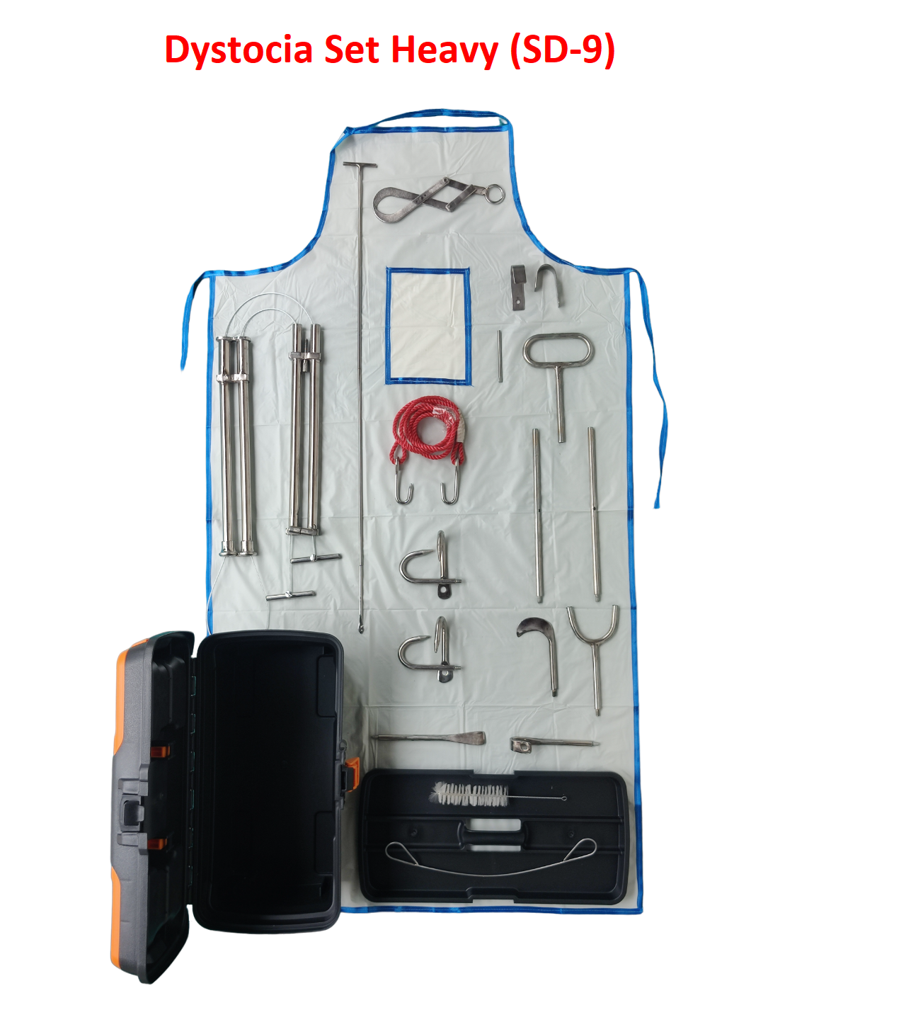 Dystocia Set Heavy Veterinary Surgical Instrument Usage: Gynecology Treatment Of Animal