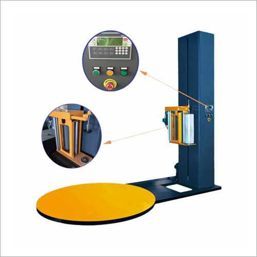 Pallet Wrapping Machine - Semi-automatic, Plastic Construction | Auxiliary Cleaner Feature Included