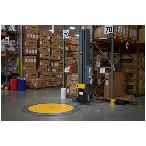 Pallet Wrapping Machine - Semi-automatic, Plastic Construction | Auxiliary Cleaner Feature Included