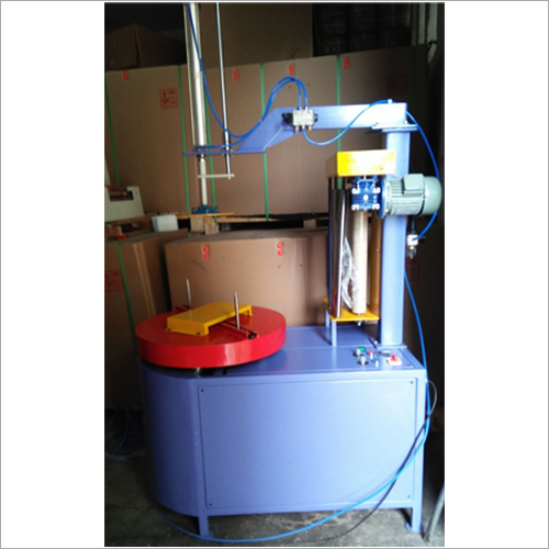 Stretch Wrapping Machine - Iron, Semi-automatic, Computerized | Efficient Packaging Solution For Secure Loads