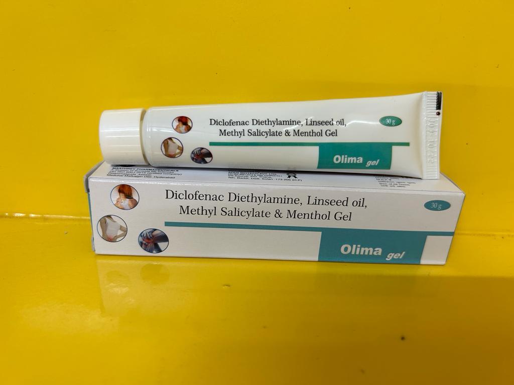 Diclofenac Menthol Gel - 30g Carton Packaging | Recommended For Adults And Babies Good Health Benefits Storage In Dry Place Dosage As Per Doctor Instructions