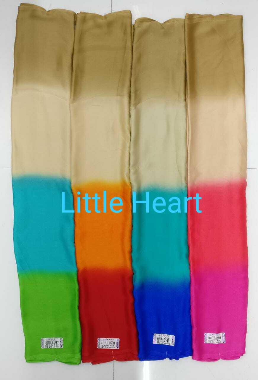 Shiffon 2d Plain Fabric - 44 Meter Width, Multicolor | Quick Dry, Smooth, Washable, Ideal For Suit & Saree Dress Material