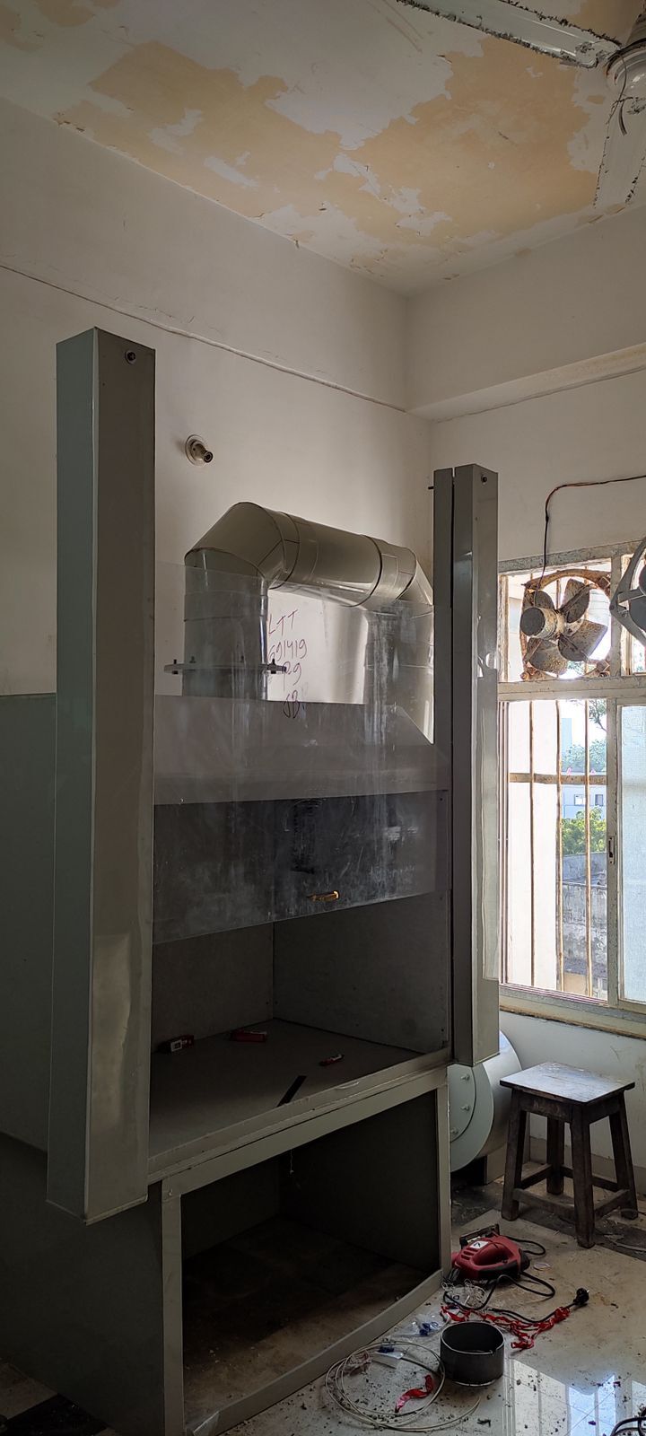 Fume Hood For Lab And Menual Refining Setup