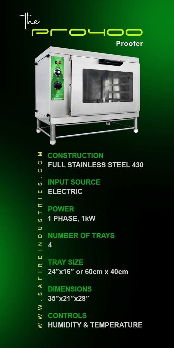 Silver 4 Tray Pro 400 Proofer Oven