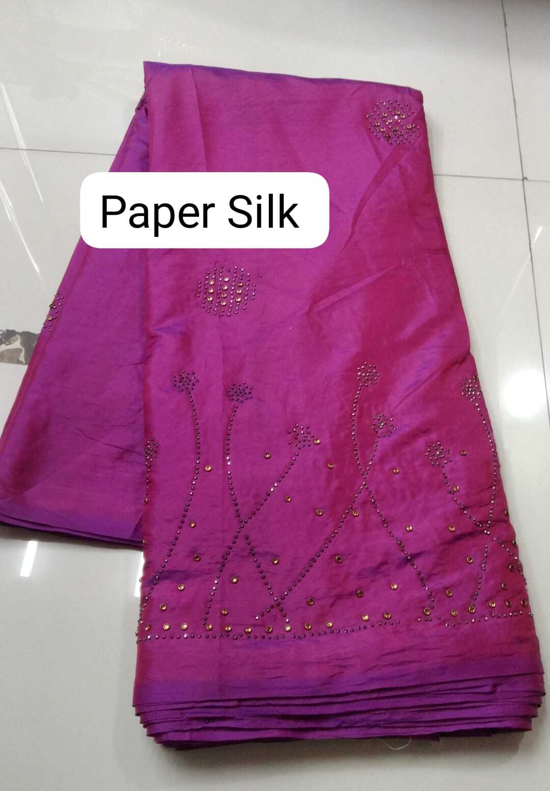 Paper Silk Work - Attributes: Washable