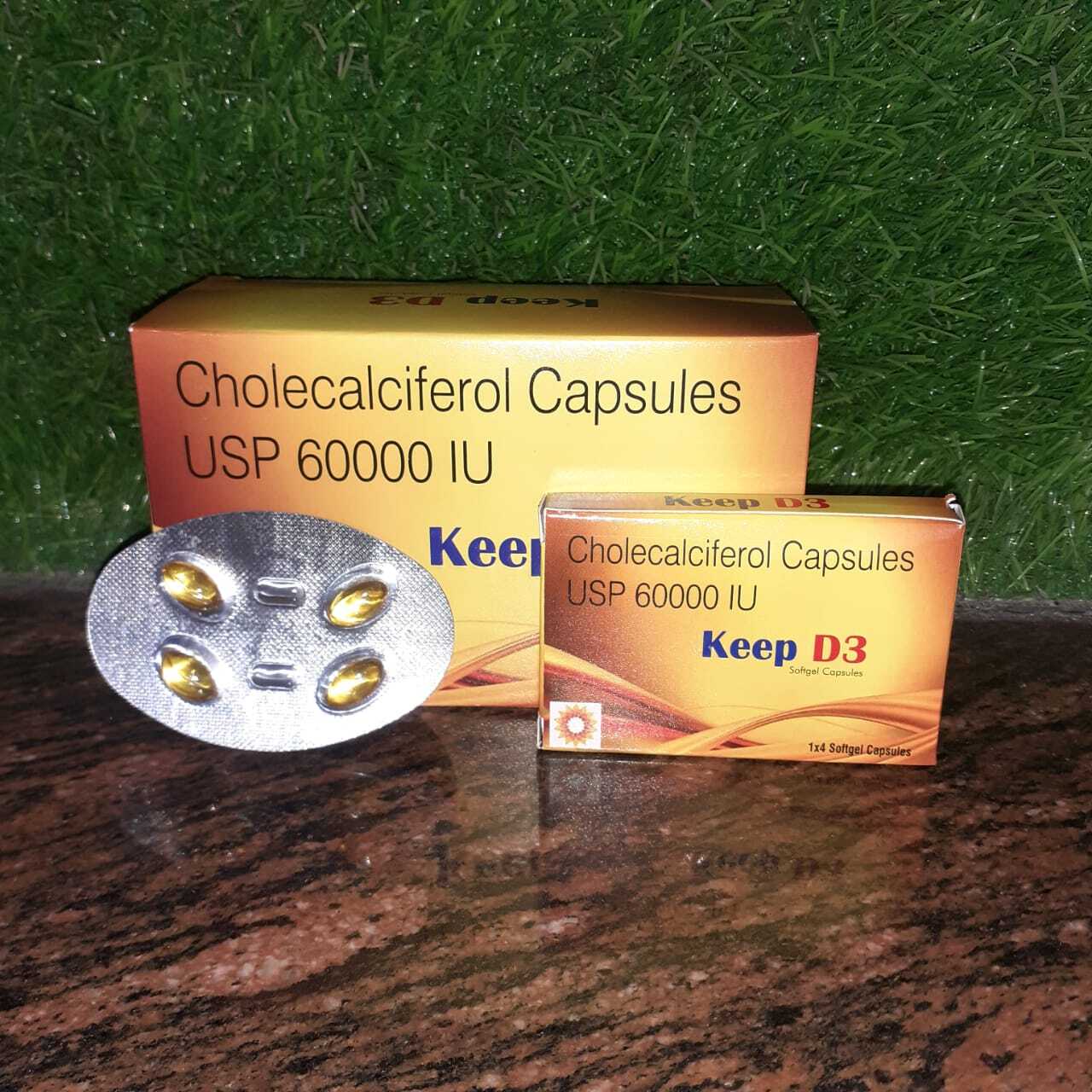 Cholecalciferol Capsules - 10 Count, Suitable For All Ages, Store In A Cool Dry Dark Place, Physician Recommended Dosage