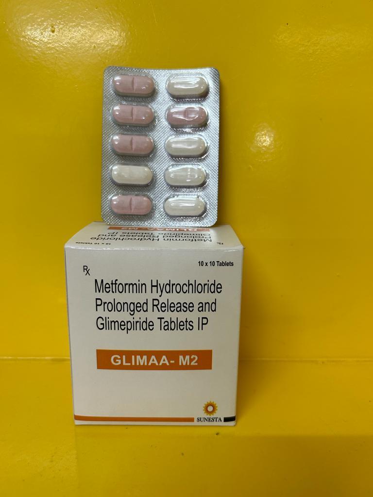 Glimepiride Tablets - 10 Count | Suitable For Teenagers, Women, Adults, Aged Persons, Store In A Cool Dry And Dark Place