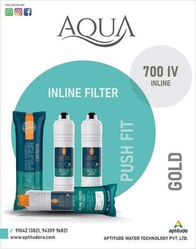 एक्वा गोल्ड इनलाइन फ़िल्टर कार्ट्रिज