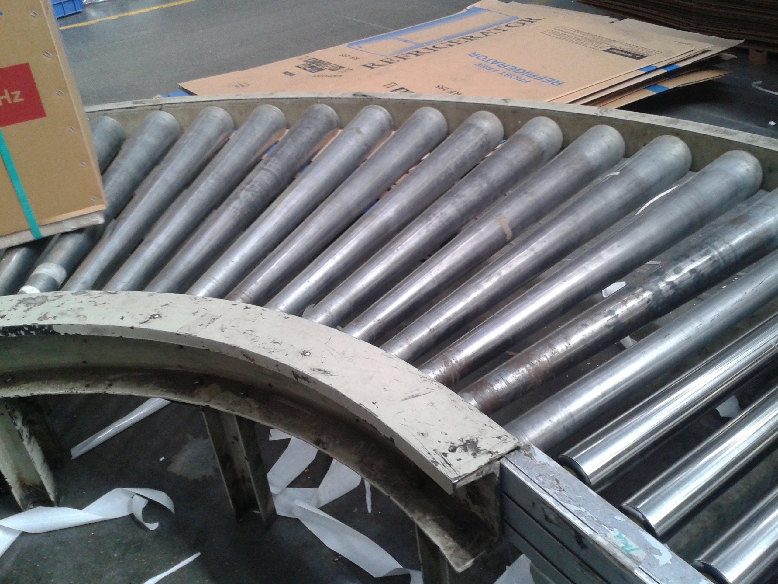 Radius Roller Conveyor - Material: Ms