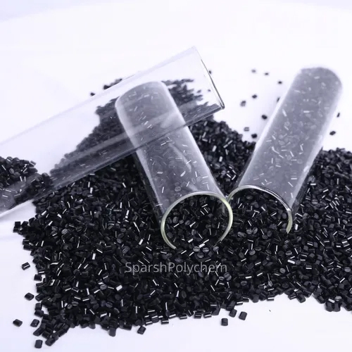 ABS Granules - 25 KG Bag, Black Industrial Grade ABS Material, High Melting Point