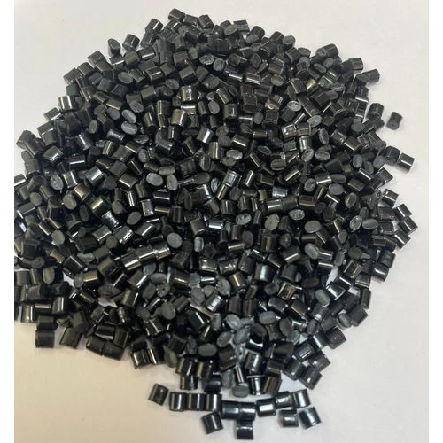 High Gloss ABS Black Compound - 25 KG Bag, Black Color, Industrial Grade, ABS Granules, Melting Point: Plastic, Warranty Included