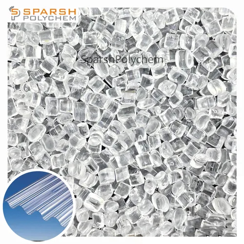 Polycarbonate Extrusion Natural Dana For Sheets - 25 Kg Bag | Industrial Grade Pc Granules Natural Color Ideal For Plastic Industry