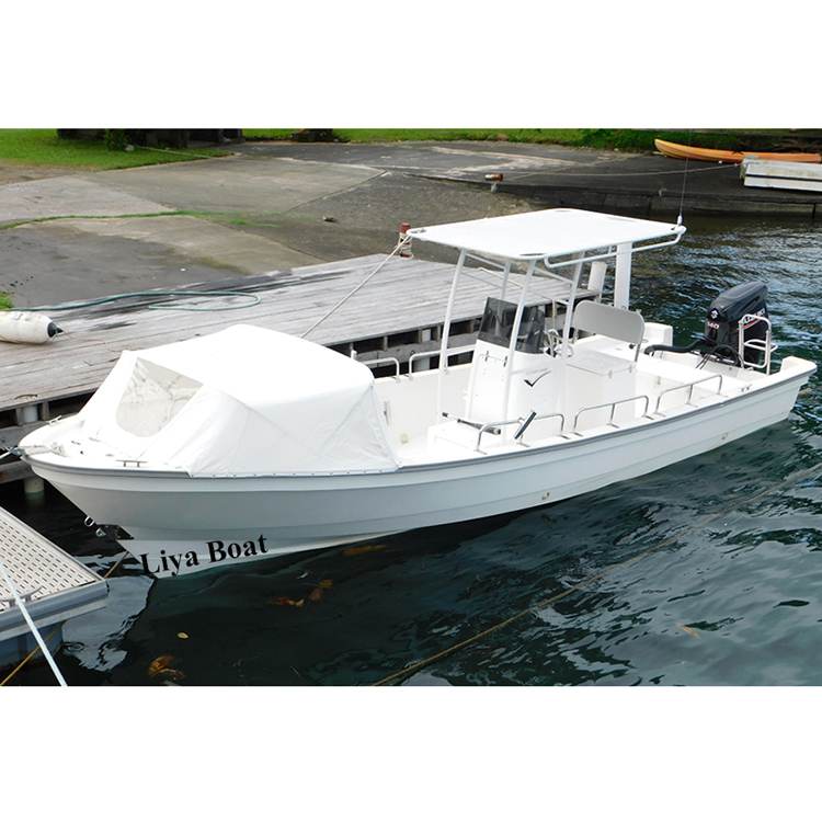 Liya 25ft Fiberglass Panga Fishing Boats Out Motor Ships