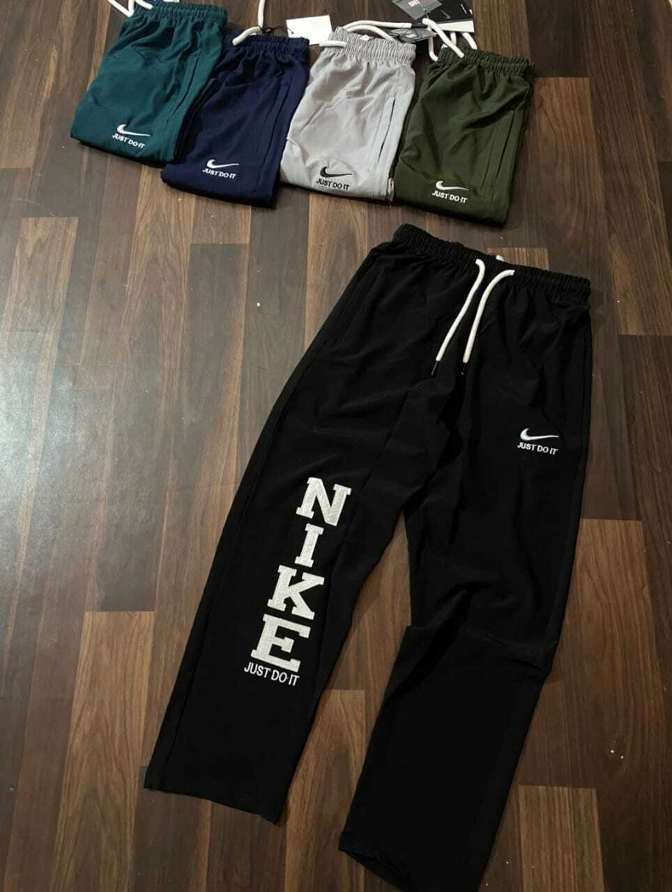 Men's Bottoms - Ns Lycra Fabric, Sizes M, L, Xl, Xxl | Plain Black Design, Ideal For Summer And Winter