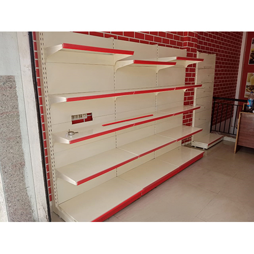 Grocery Store Rack - Heavy-duty Steel, Single-sided Design With Polishing Finish | Easy Assembly And Long-lasting Durability