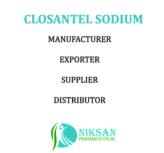 Closantel Sodium - White To Off-white Solid Powder, Medicine Grade | 99% Purity, Highly Effective Anti-parasitic Agent Against Liver Flukes And Gastrointestinal Roundworms