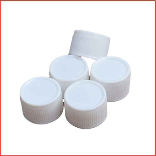 White 25 Mm Sanitizer Cap