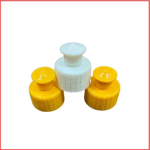 28 Mm Pull Push Cap - Plastic Material, 28 Millimeter Diameter, Customizable Colors | Attractive Design, Flawless Finish, Easy To Clean