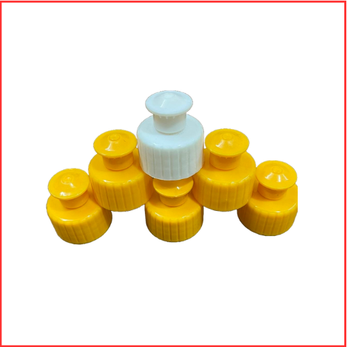 28 Mm Pull Push Cap - Plastic Material, 28 Millimeter Diameter, Customizable Colors | Attractive Design, Flawless Finish, Easy To Clean