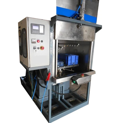 Silver Cabinet Type Front Loading And Unloading Cleaning Machine