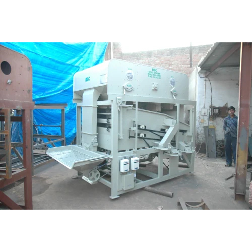Seed Grader Machine Pearl (4s3r) - Mild Steel, 360x202x310 Cm | 2.5 T/hr Capacity, 7 Hp Power, Semi-automatic Operation, Frequency Speed Control