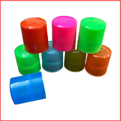 36 Mm Plastic Caps - Plastic, 36 Millimeter Diameter, Yellow, White, Red, Green Colors | Screw Cap, Rigid Hardness, Customizable Features