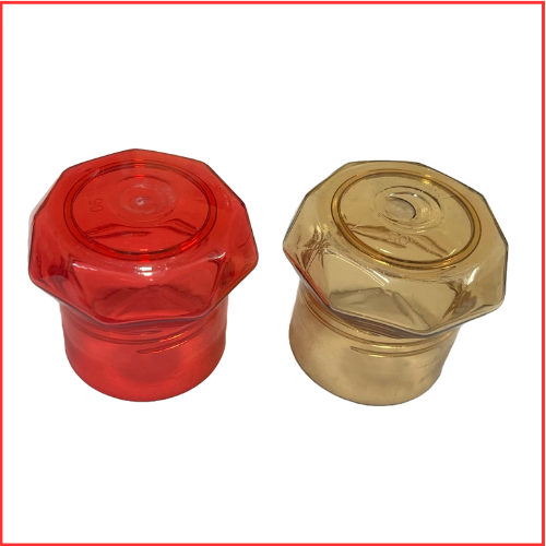36 Mm Plastic Caps - Plastic, 36 Millimeter Diameter, Yellow, White, Red, Green Colors | Screw Cap, Rigid Hardness, Customizable Features