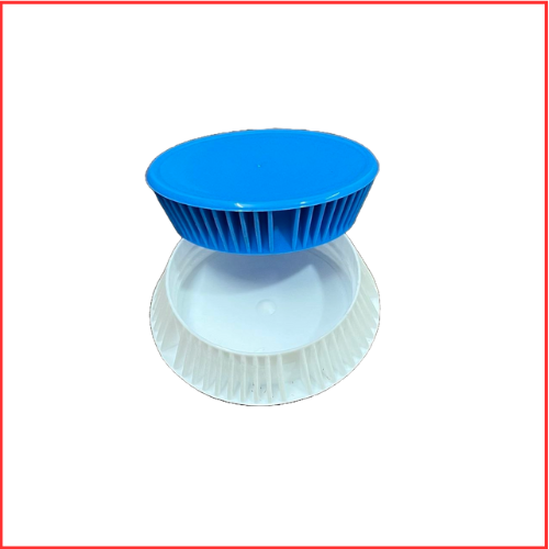 Blue And White 53 Mm Ghee Jar Cap