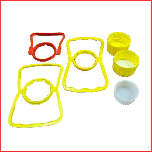 46 Mm Single Handle Cap - Plastic, 46 Millimeter Diameter, Yellow/white/red/green Colors, Customized Design Options | User-friendly, Lightweight, Screw Cap For Bottles