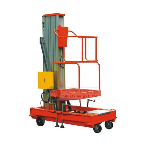 Yellow Aerial Lift Platform