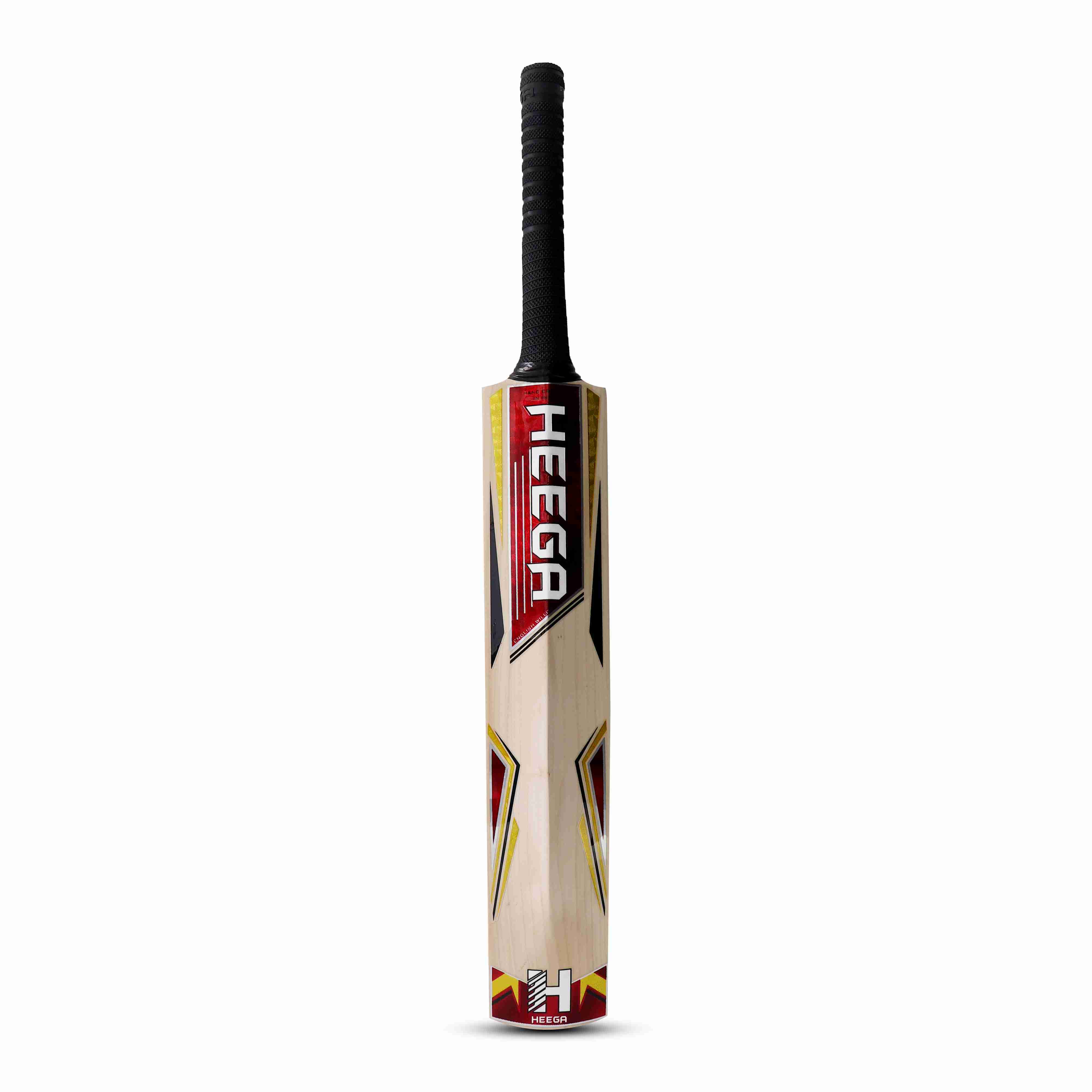 Heega Warrior Edition Cricket Bat - Grade 3 English Willow, Sizes 5-6, Harrow, Sh, Lh | 4-6 Straight Grains, Massive Edges, Custom Engraving Available