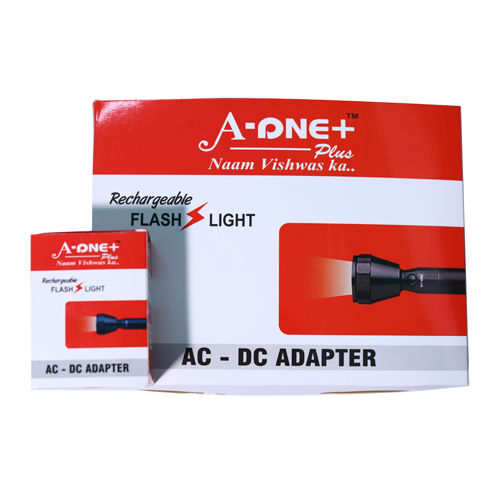 Flash Light Ac Dc Adapter Application: Mobile Charging