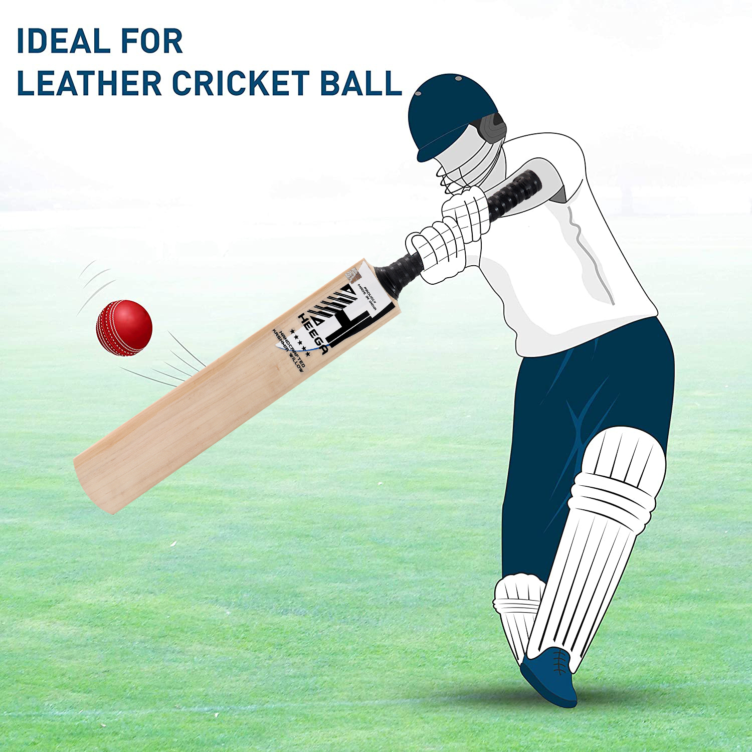 Wood Heega I Hate Losing Cricket Bat