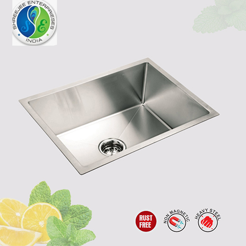 ग्रे सिंगल बाउल सिंक