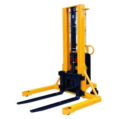 Yellow And Black Portable Stacker