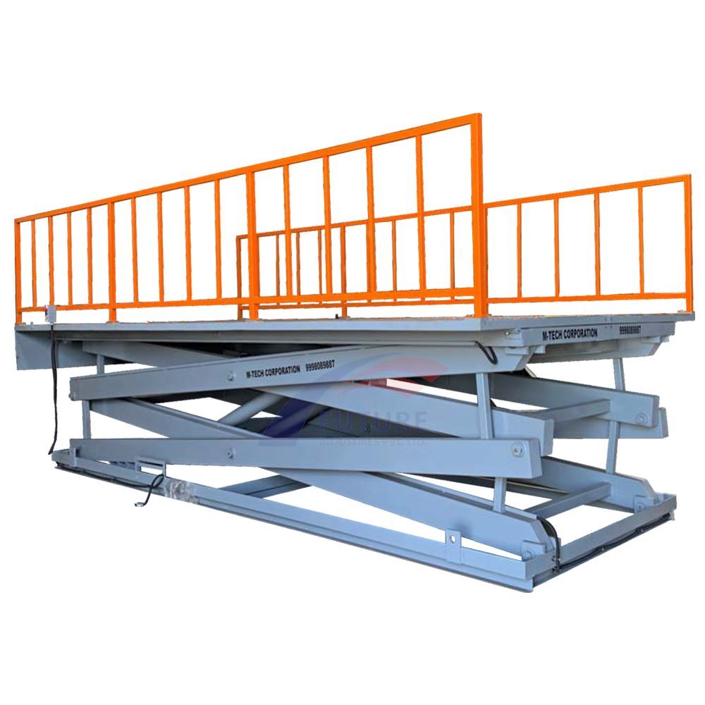 Hydraulic Car Scissor Lift - Mild Steel, 5800x2700 Mm Platform Size, 2-4 Ton Capacity | Single Post Design, Warranty Included