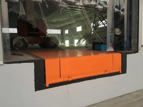 Movable Dock Ramp - Mild Steel, 2400 Mm Length, 1200 Mm Close Height, 300 Mm Lifting Height | 8000 Kg Capacity, Adjustable Height, Non-slip Surface, Corrosion-resistant Design