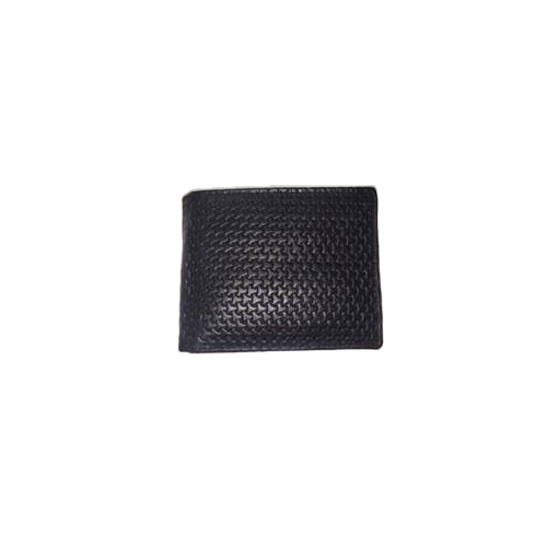 Premium Designer Leather Wallet - NDM Leather, Folded Design, Matte Black Print | Versatile and Stylish Accessory for Modern Professionals