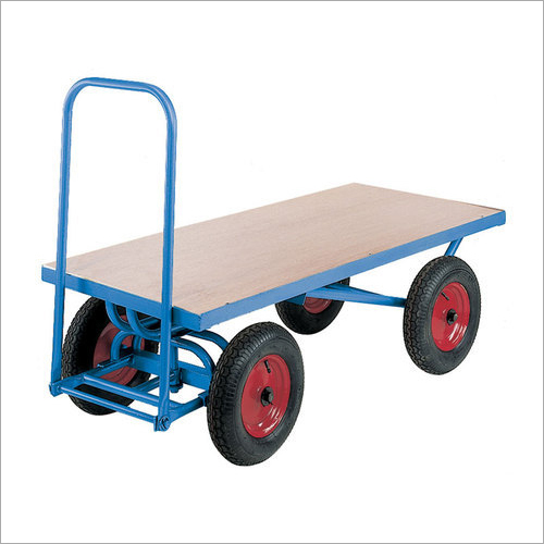 Sack Truck - Steel Frame, Max. Lifting Load 1000 Kg, Lifting Capacity 500 Kg, Max. Lifting Height 5-9 Ft, Blue Color | Ergonomic Handle, Anti-slip Platform, Easy To Operate