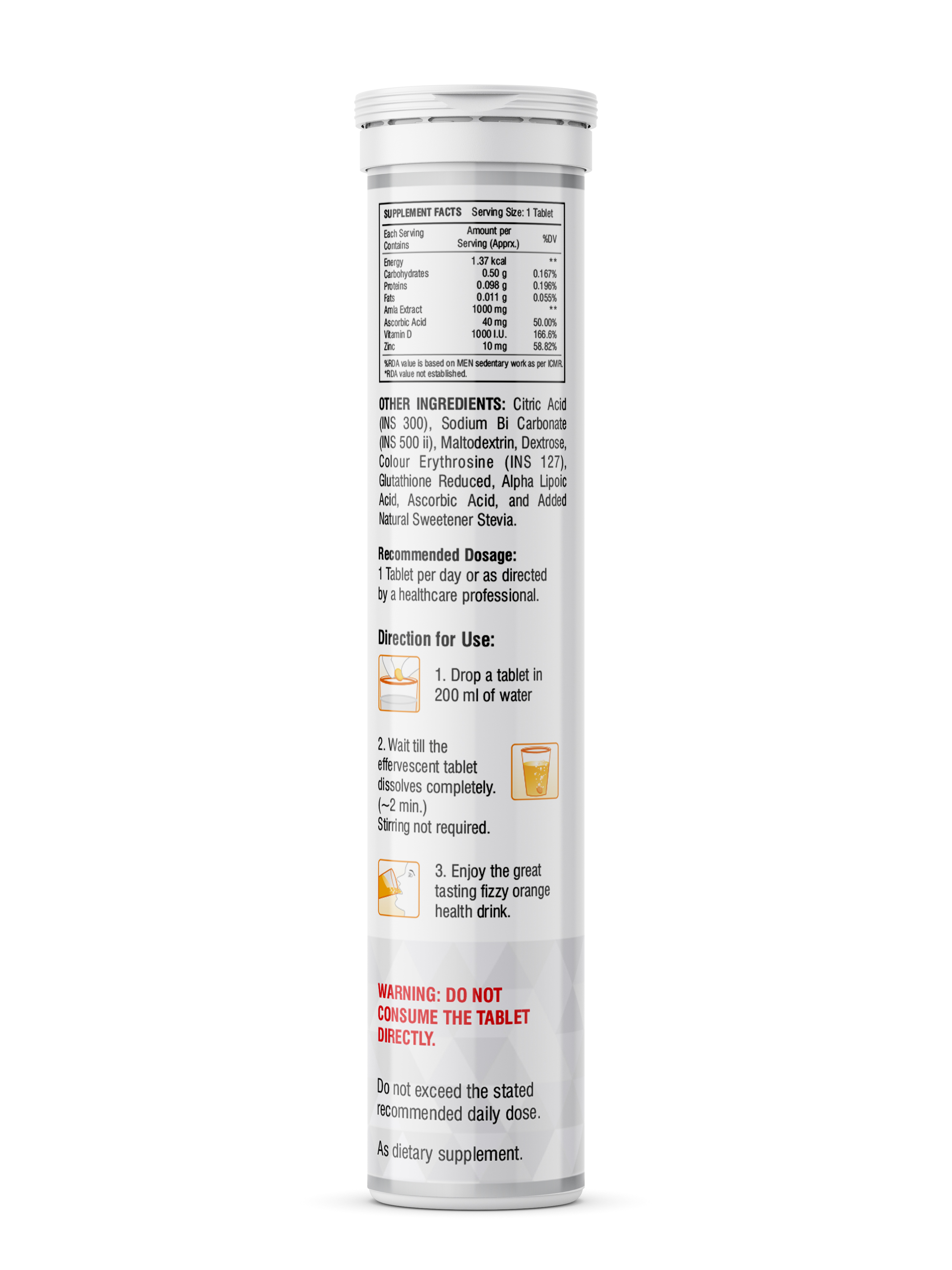 Vitamin C 1000 Mg Effervescent Tablets