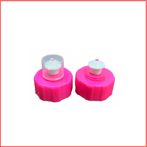 46 Mm Push Pull Cap - Plastic Material, 46 Mm Diameter, Available In Pink, Blue, Green And More Colors | Customizable, User-friendly, Lightweight Design
