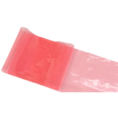 Anti Static Poly Bag - 60 Micron Thick, Red Pp Roll Packaging For Food, Grocery, Garbage Use | Available In Different Sizes, Embossed Surface Handling