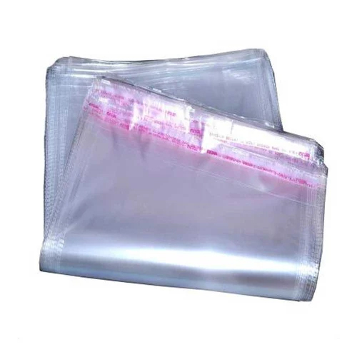Pp Polythene Cover - Transparent, 0.55 Mm Thick, White Color | Soft Material, 3-side Seal Packing, Available In Various Sizes