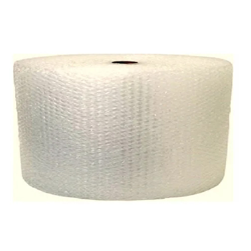 100 Meter Air Bubble Roll - Ldpe Material, 100 M Length, White Color, 60 Gsm Sheet Weight | Soft Pouch With 3-side Seal Packing Format